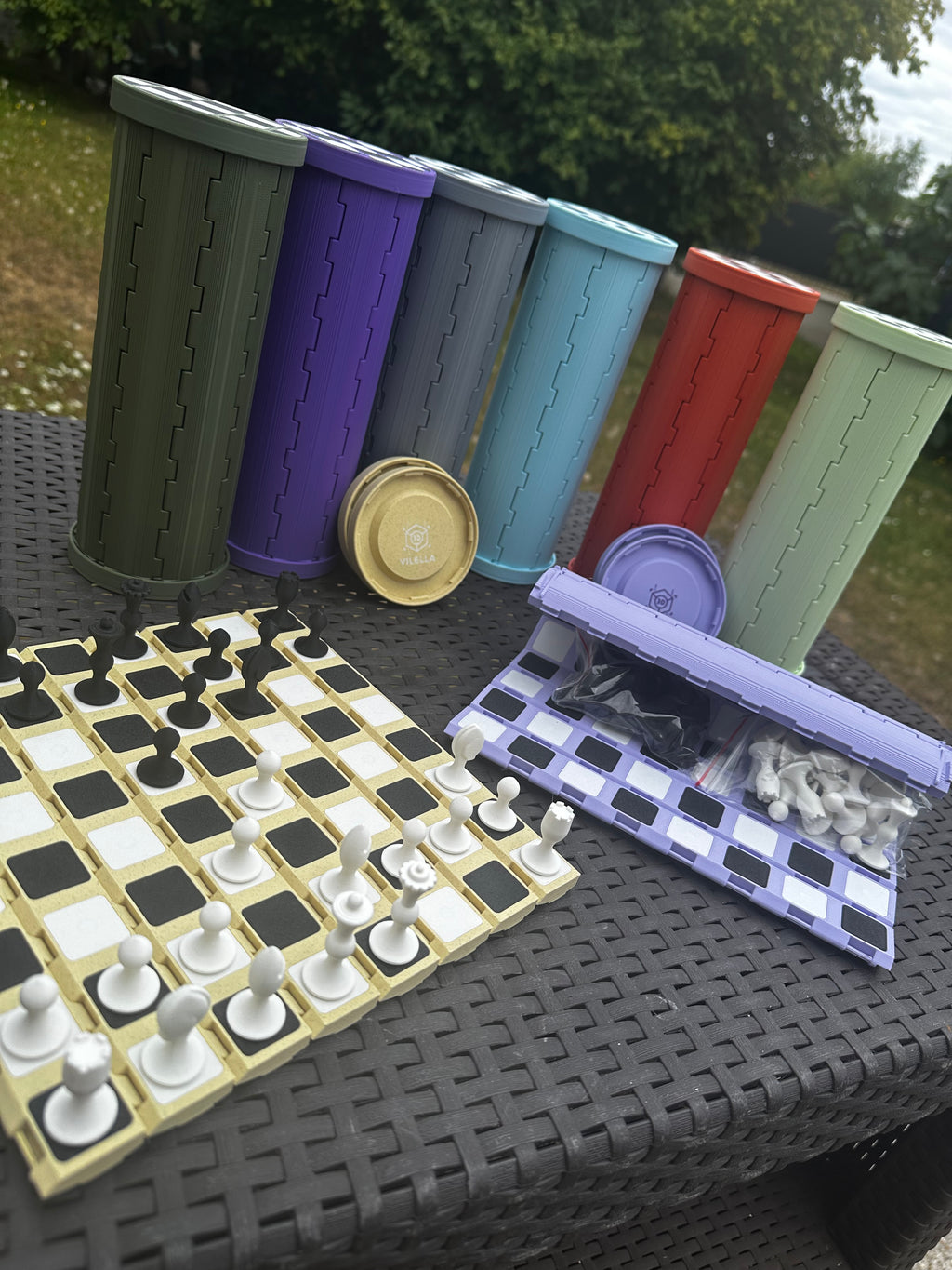 Échiquier de Voyage Aimanté Premium – Compact, Éco-Responsable & Élégant
